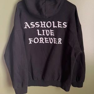 Assholes Live Forever Mens Hoodie